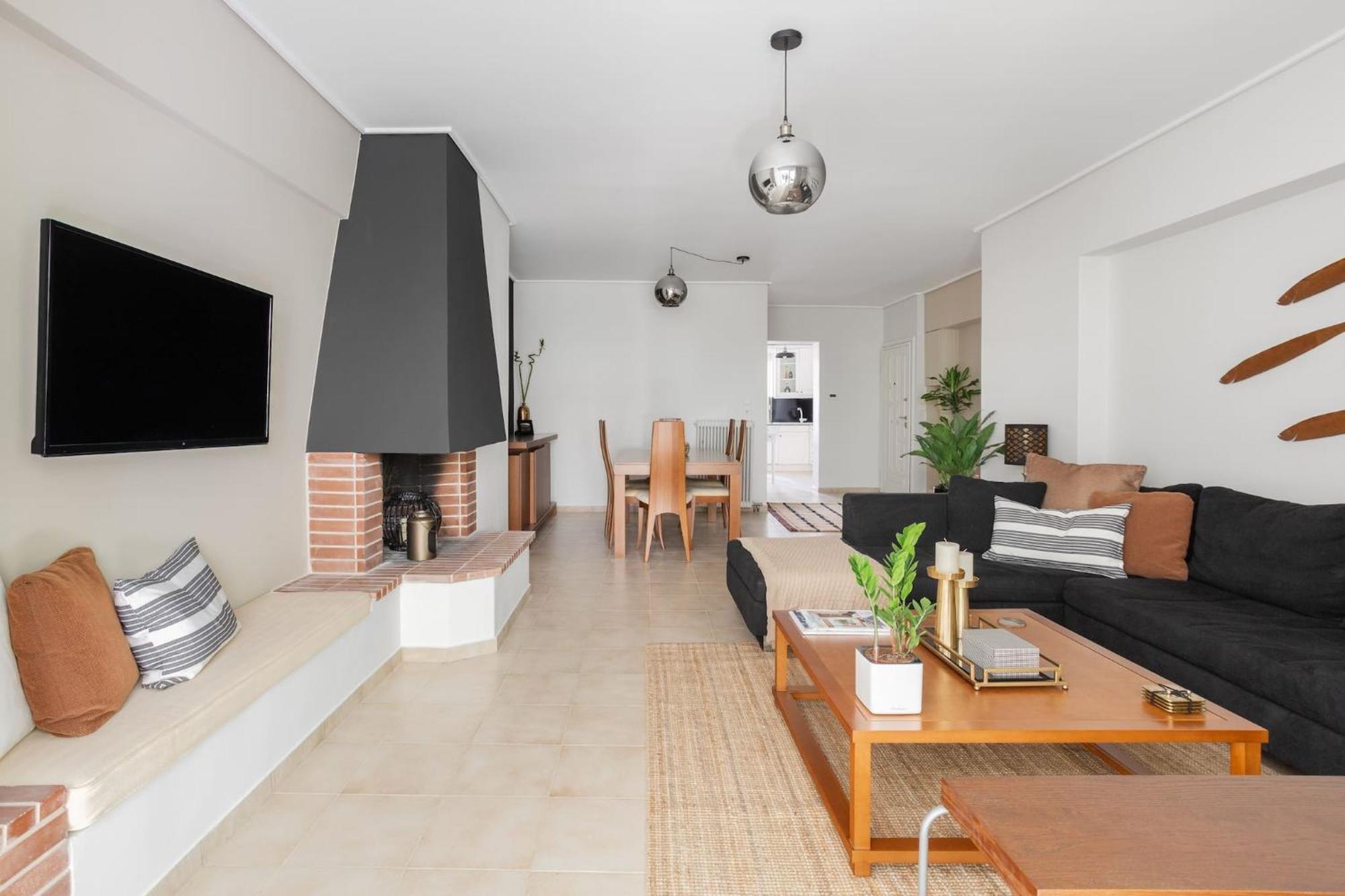 Fresh Detailed Stylish Apartment At Acropolis Athene Buitenkant foto