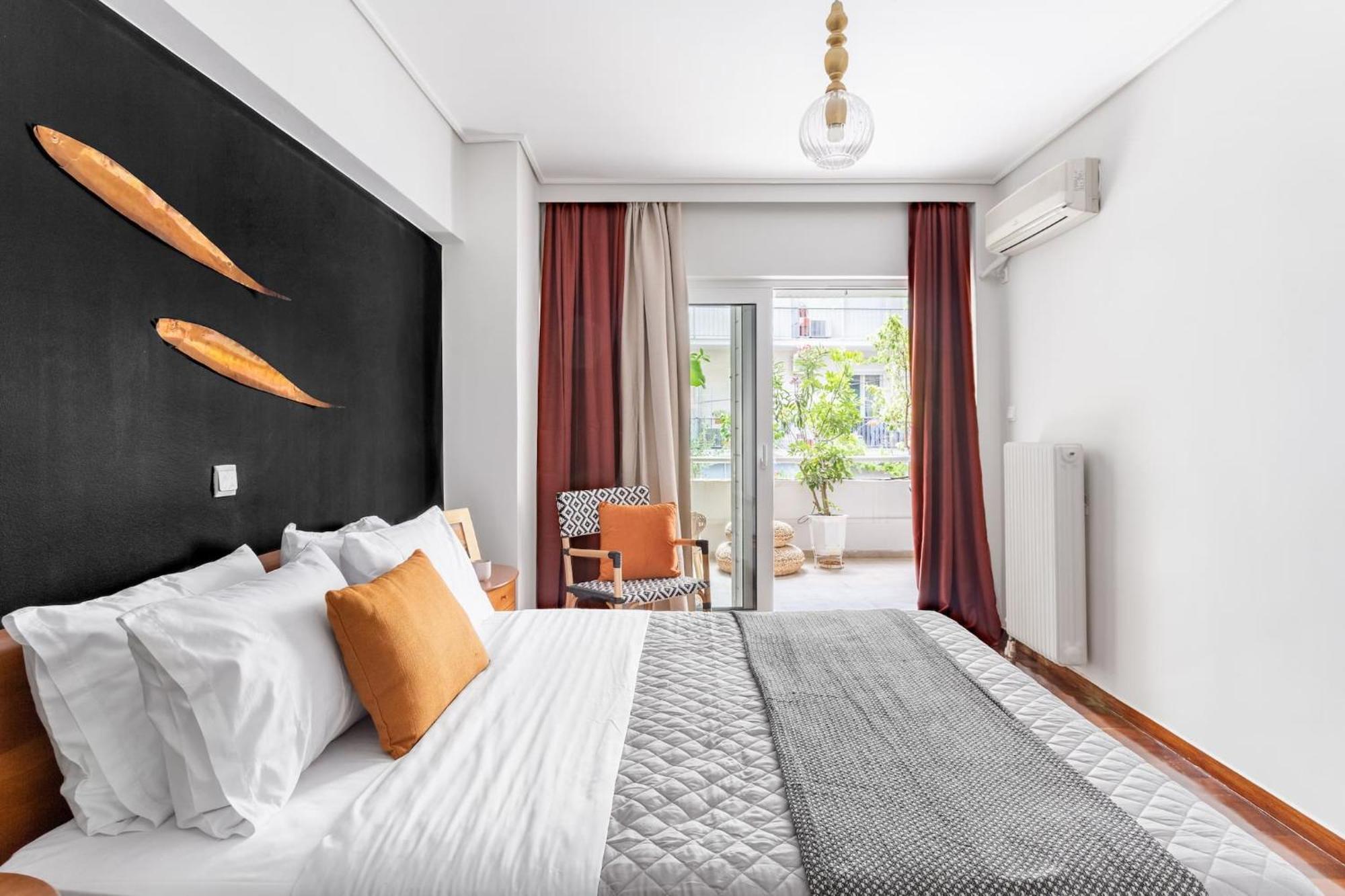 Fresh Detailed Stylish Apartment At Acropolis Athene Buitenkant foto