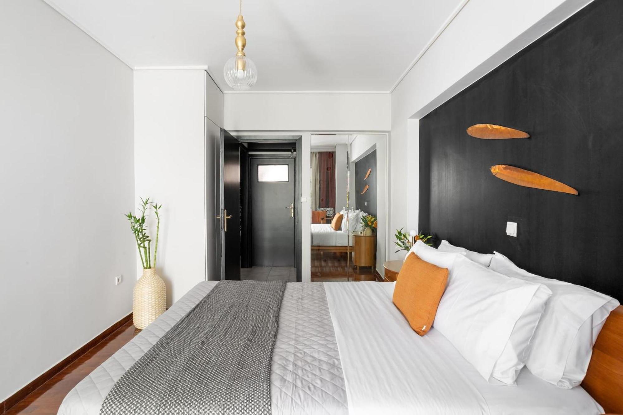 Fresh Detailed Stylish Apartment At Acropolis Athene Buitenkant foto